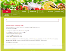 Tablet Screenshot of lobetaler-bio.de